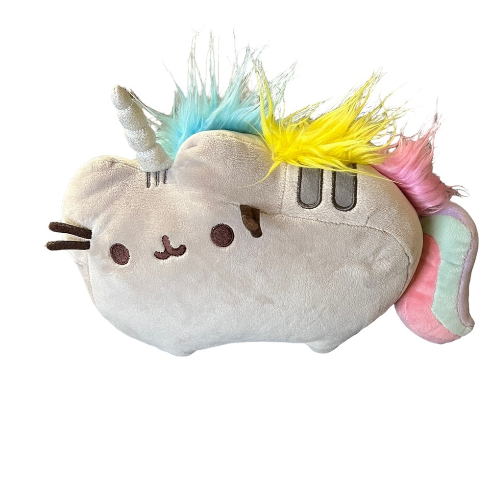 Gund Pusheen Unicorn Pusheenicorn Plush Stuffed Animal Kitty Cat 8”
